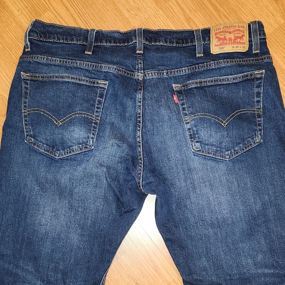 Levis 569 Jeans Men’s 40x30 Blue Denim Relaxed Fit Straight Loose Baggy Dad Norm - Picture 3 of 13
